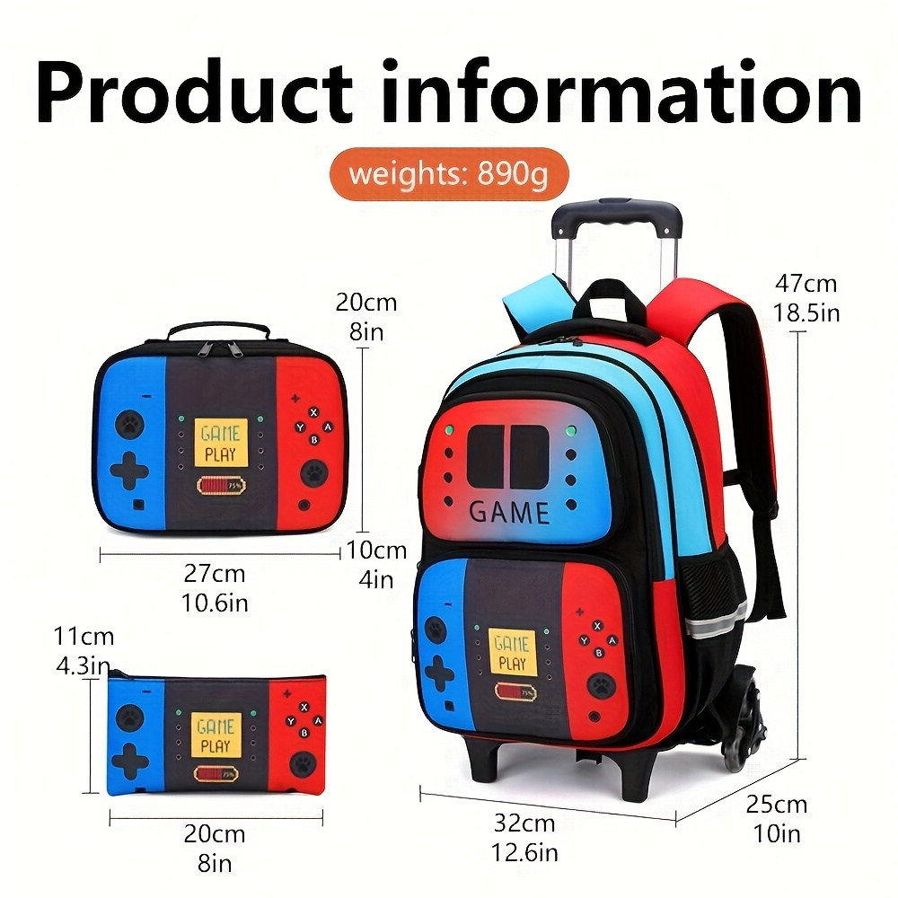 3PCS Kids Rolling Backpack for - School Backpack Teen 리뷰 및 가격