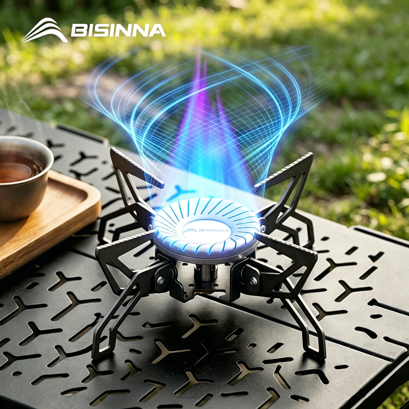BISINNA Camping Stove 4000W Hi - Foldable Backpack Small 리뷰 및 가격
