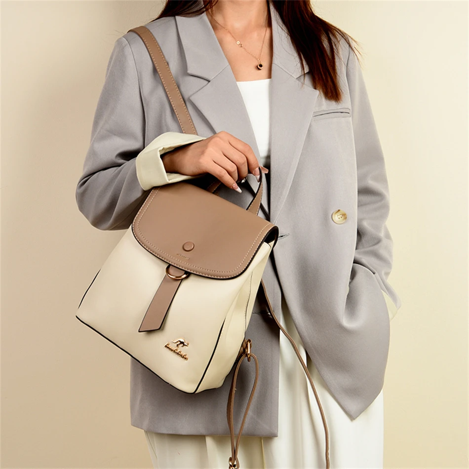 2024 High Quality Fashion Prin - Leather Backpack Vintage 리뷰 및 가격