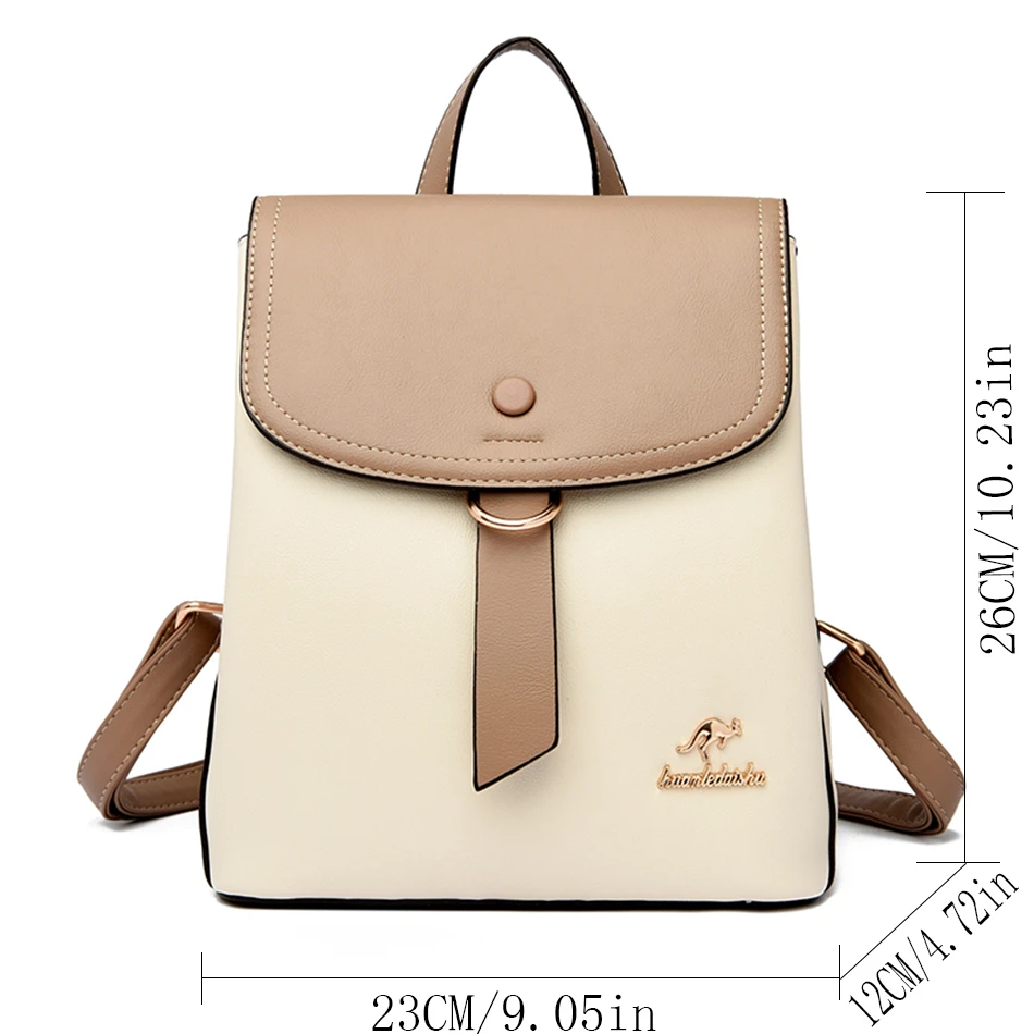 2024 High Quality Fashion Prin - Leather Backpack Vintage 리뷰 및 가격