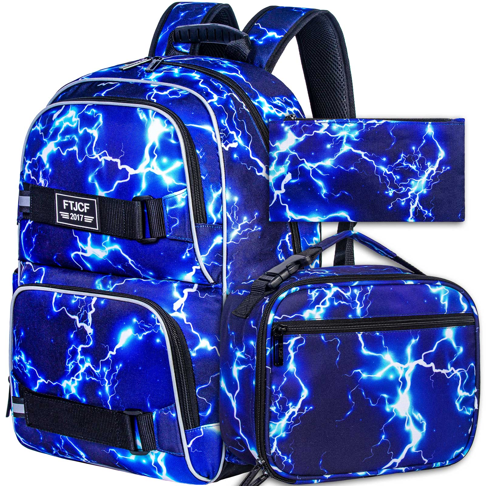 3PCS Lightning boys Backpack,  - School Backpack Teen 리뷰 및 가격