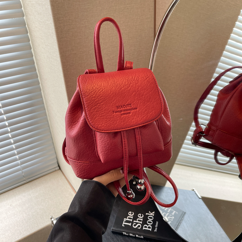 Solid Small String Backpacks P - Leather Backpack Vintage 리뷰 및 가격
