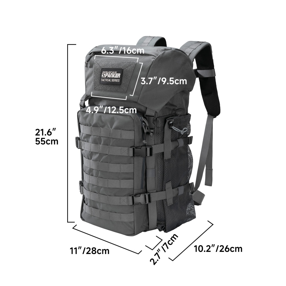 Tactical Backpack 40L 500D Nyl - Rucksack Military Style 리뷰 및 가격