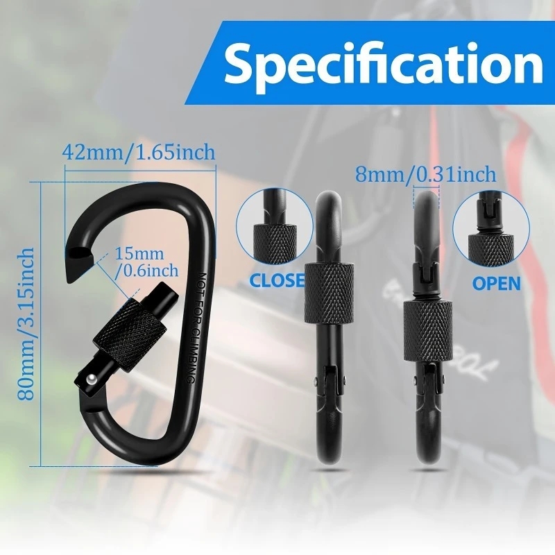 4Pcs Aluminum Alloy D-Ring Car - Backpack Insert Organizer 리뷰 및 가격