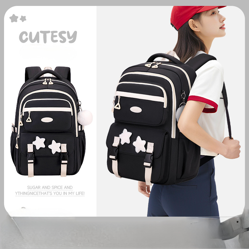 Cute Girls School Backpack Pin - School Backpack Teen 리뷰 및 가격