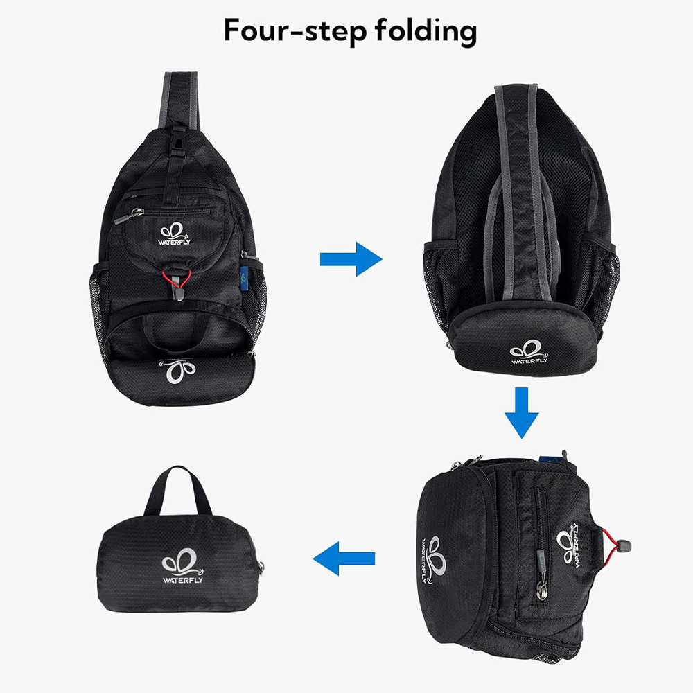 WATERFLY Chest Bag Shoulder Sm - Sling Backpack Shoulder 리뷰 및 가격
