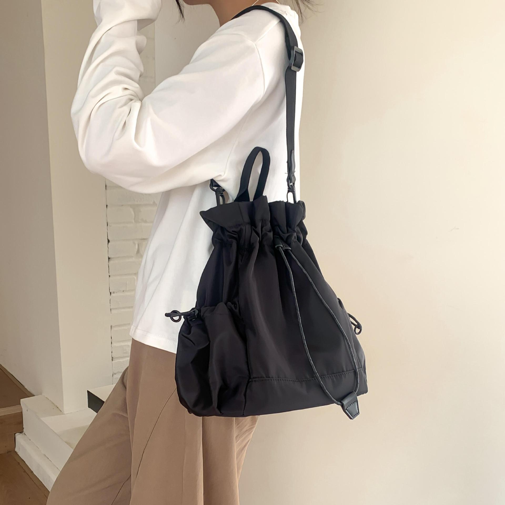 Multi-function Drawstring Buck - Canvas Backpack Casual 리뷰 및 가격