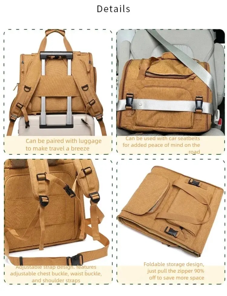 Portable cat bag, expandable l - Foldable Backpack Small 리뷰 및 가격