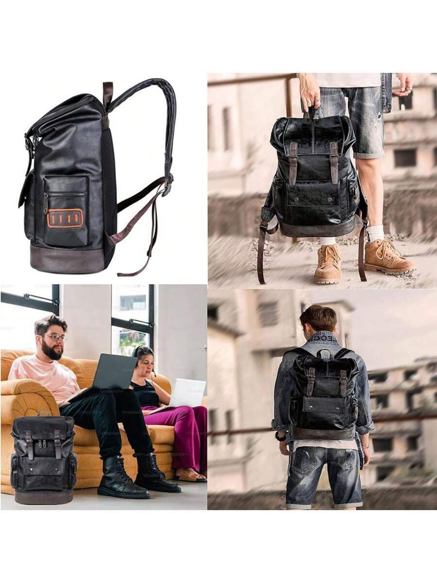 Vintage Black Leather Laptop B - Leather Backpack Vintage 리뷰 및 가격