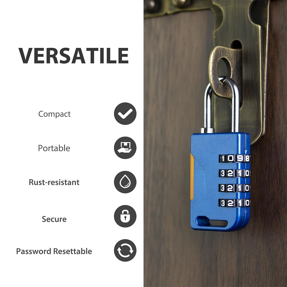 4 Digit Combination Padlock wi - Travel Backpack Anti Theft 리뷰 및 가격