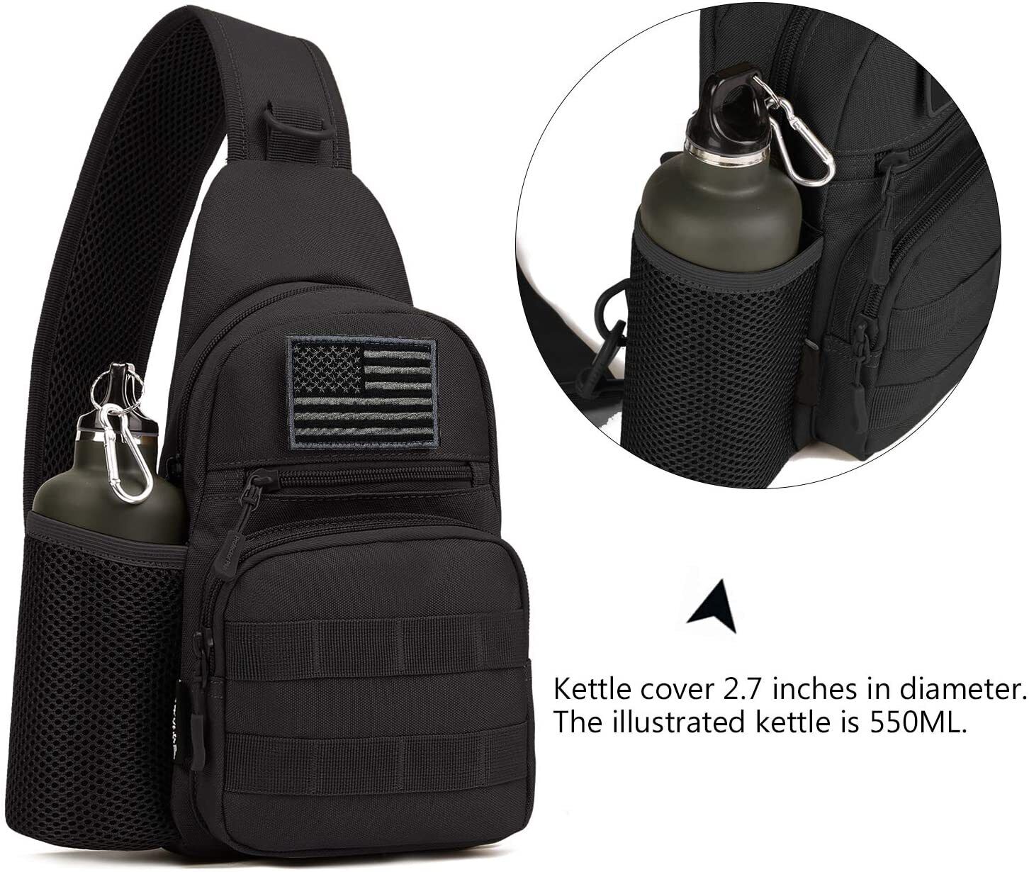 Tactical Sling Crossbody Backp - Sling Backpack Shoulder 리뷰 및 가격