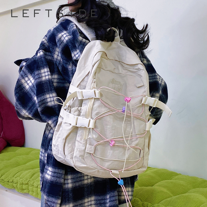 LEFTSIDE Women's Nylon Backpac - School Backpack Teen 리뷰 및 가격